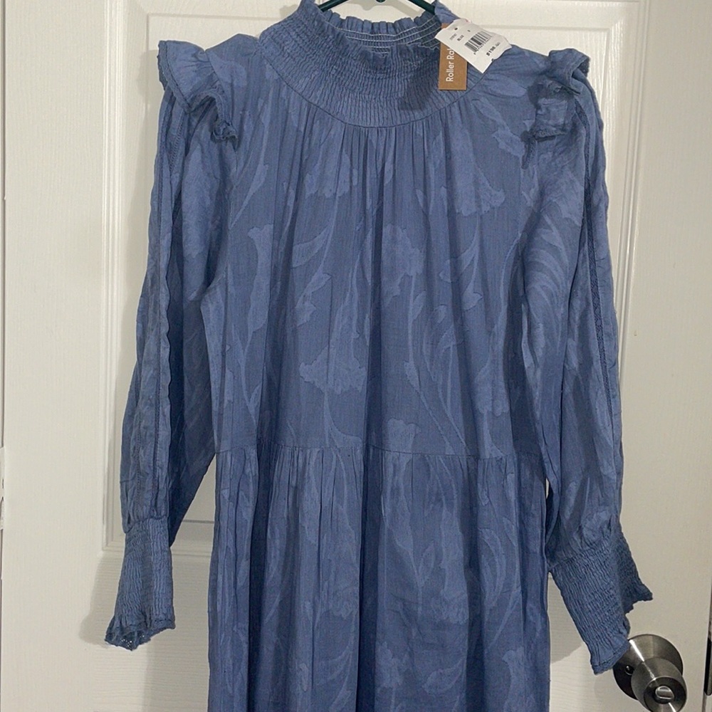Roberta Roller Rabbit Blue Maxi Dress - Picture 9 of 12